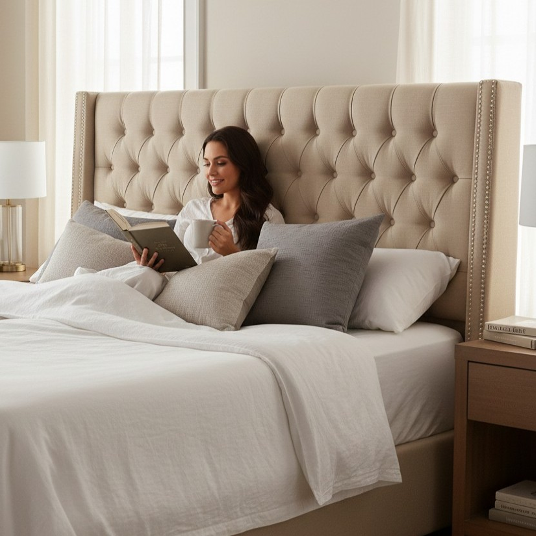 Respaldo Capitonne Tachas - Con Retorno (Dif. Colores) 4