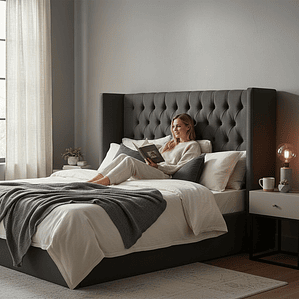 Respaldo Capitonne Premium - Con Retorno (Dif. Colores) 