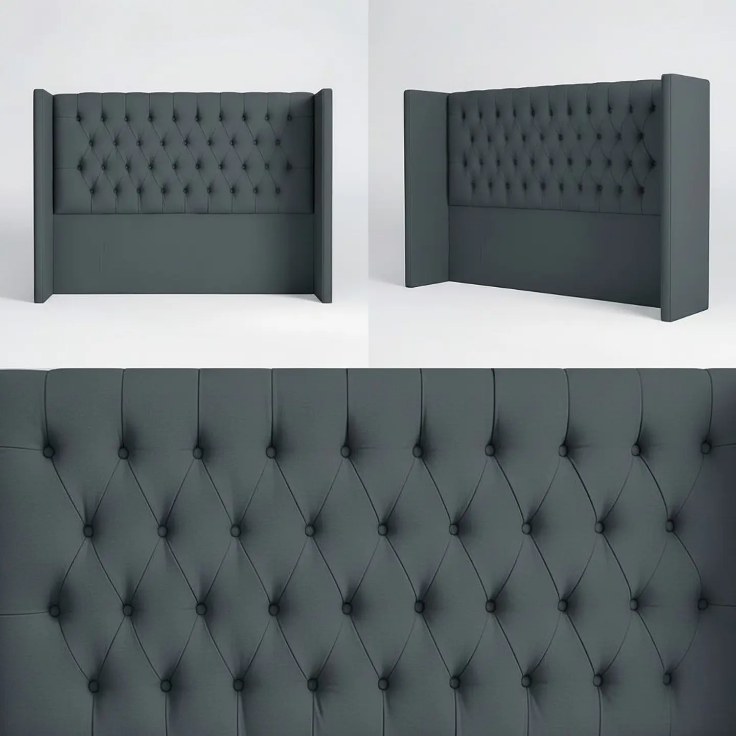 Respaldo Capitonne Premium - Con Retorno (Dif. Colores) / Estilo ◊  3