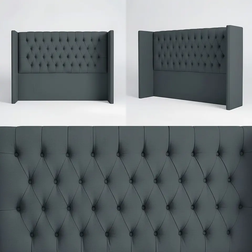 Respaldo Capitonne Premium - Con Retorno (Dif. Colores) / Estilo ◊  3