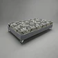 Cama 1.5 Plaza Box 13 cm + Colchon Modelo Ideal - Ruedas A Eleccion (Gris) - Miniatura 7