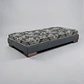 Cama 1.5 Plaza Box 13 cm + Colchon Modelo Ideal / Con Patas De Madera (Gris) - Miniatura 4
