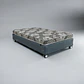 Cama 1 Plaza Box 30 cm + Colchon Modelo Ideal - Ruedas A Eleccion (Gris) - Miniatura 3