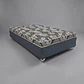 Cama 1.5 Plaza Box 30 cm + Colchon Modelo Ideal - Ruedas A Eleccion (Gris) - Miniatura 5