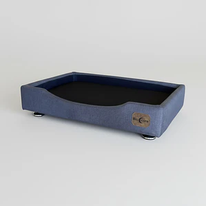 Cama de Mascotas Patas Montessori 3 cm - Tallas S, M, L y XL (Gris)