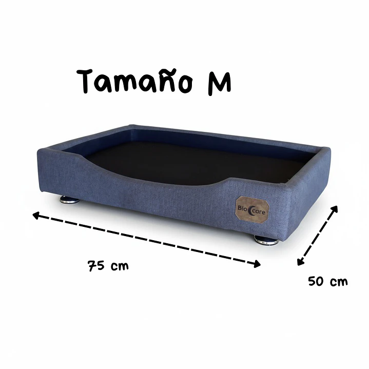 Cama de Mascotas Patas Montessori 3 cm - Tallas S, M, L y XL (Gris) 6