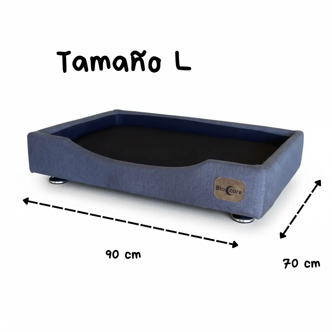 Cama de Mascotas Patas Montessori 3 cm - Tallas S, M, L y XL (Gris) 8