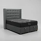 Cama Baul 2 Plazas / Colchon black prime + Respaldo BOTONNE PREMIUM - Miniatura 7