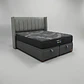 Cama Baul King / Colchon black prime + Respaldo TUBULAR - Miniatura 7