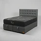 Cama Baul Super King / Colchon black prime + Respaldo BOTONNE PREMIUM - Miniatura 2