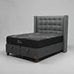 Cama Baul Super King / Colchon black prime + Respaldo BOTONNE PREMIUM - Miniatura 9