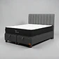 Cama Baul Super King / Colchon black prime + Respaldo TUBULAR - Miniatura 14