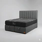 Cama Baul Super King / Colchon black prime + Respaldo TUBULAR - Miniatura 2