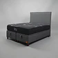 Cama Baul 2 Plazas / Colchon black prime + Respaldo LISO - Miniatura 4