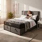 Cama Baul King / Colchon black prime + Respaldo LISO- COPIA - Miniatura 1