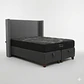 Cama Baul 2 Plazas / Colchon black prime + Respaldo LISO Removible y Lavable - thumbnail 13