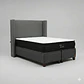 Cama Baul 2 Plazas / Colchon black prime + Respaldo LISO Removible y Lavable - thumbnail 17