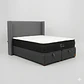 Cama Baul 2 Plazas / Colchon black prime + Respaldo LISO Removible y Lavable - thumbnail 15