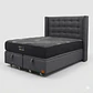 Cama Baul Super King - Colchon black prime + Respaldo BOTONNE PREMIUM / Ruedas - Miniatura 11