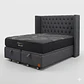 Cama Baul 2 Plazas - Colchon black prime + Respaldo CAPITONNE PREMIUM / Ruedas - thumbnail 9
