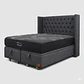 Cama Baul Super King - Colchon black prime + Respaldo CAPITONNE PREMIUM / Ruedas - Miniatura 11