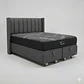 Cama Baul 2 Plazas - Colchon black prime + Respaldo TUBULAR  / Ruedas - Miniatura 13