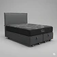 Cama Baul Super King - Colchon black prime + Respaldo Liso Removible y Lavable / Ruedas - Miniatura 3