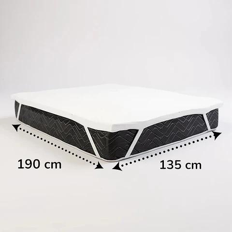 Sobre Colchón Topper De Espuma Visco Elástico Full