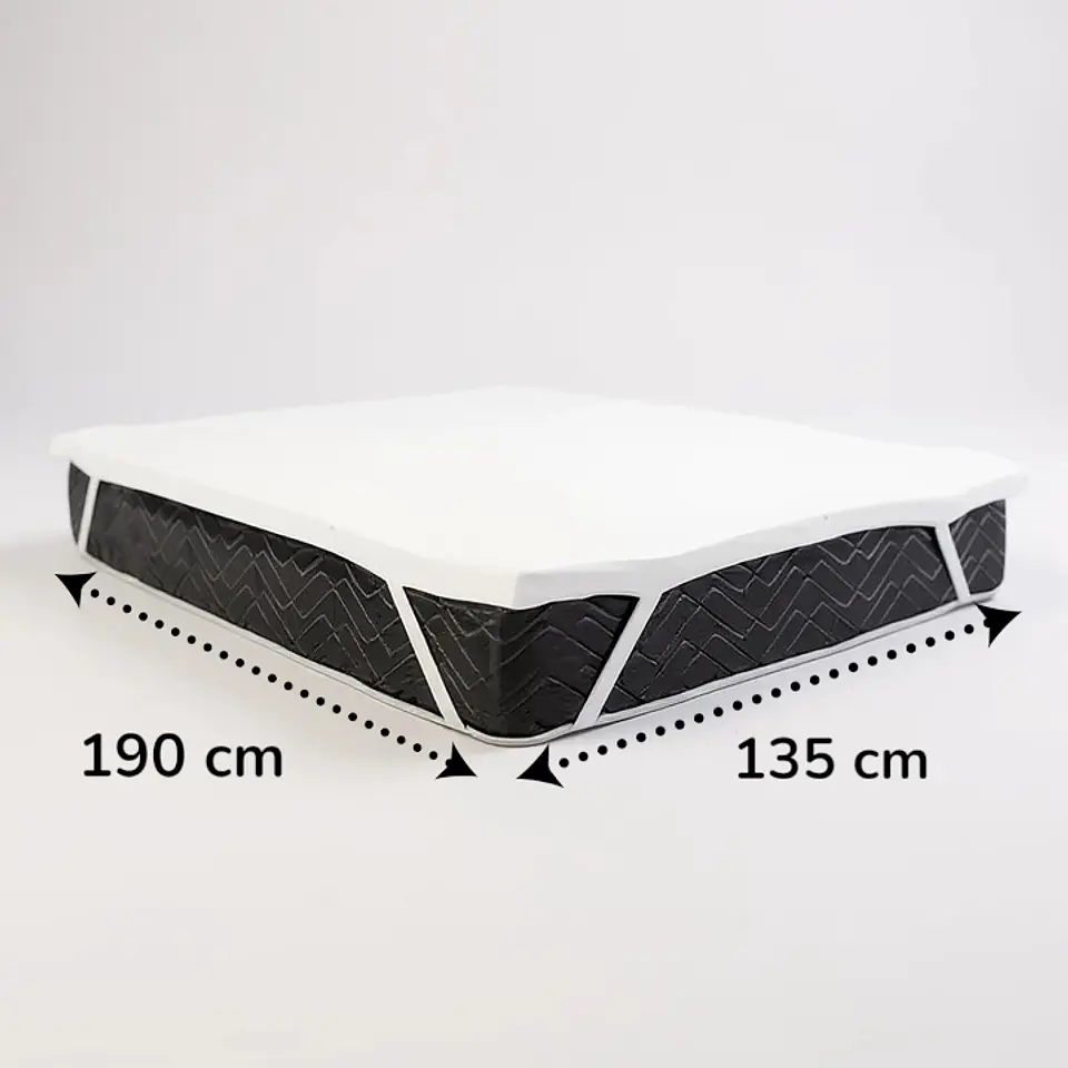 Sobre Colchón Topper De Espuma Visco Elástico Full 1