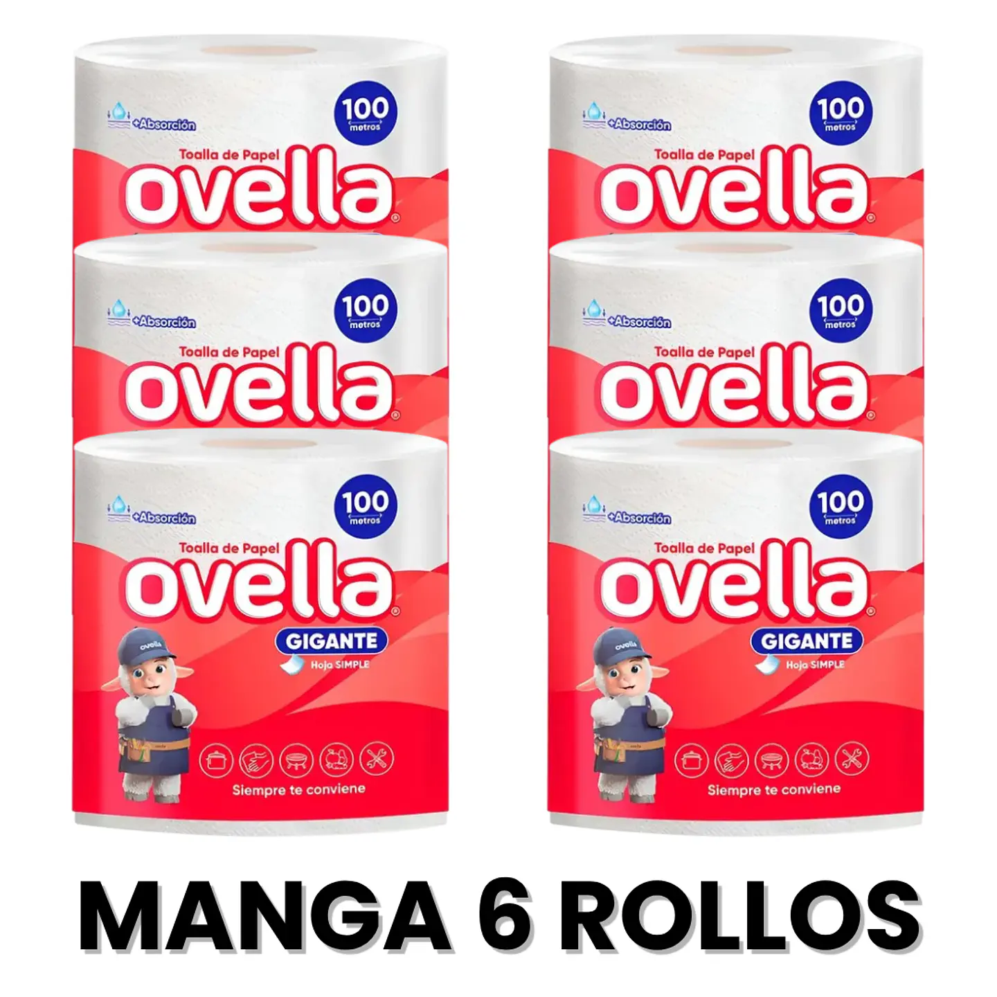 Toalla Ovella 100mts - MANGA 1