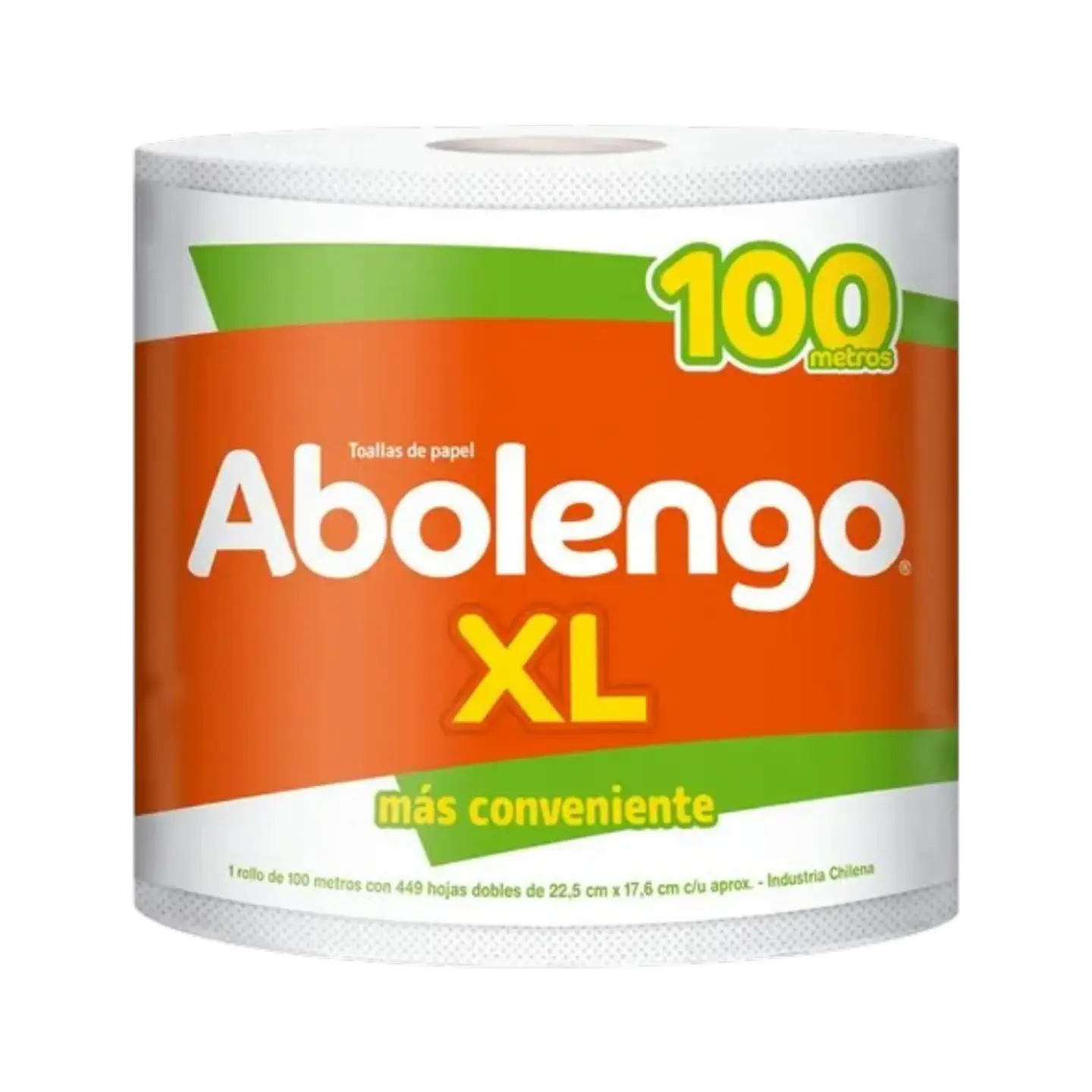 Toalla De Papel Abolengo XL Rollo Gigante 100 Mt 2
