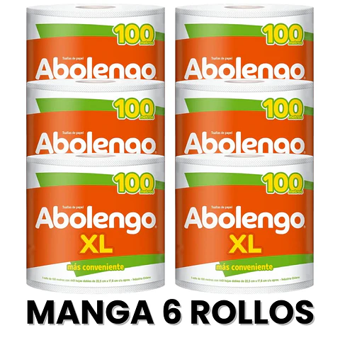 Toalla De Papel Abolengo XL Rollo Gigante 100 Mt - MANGA