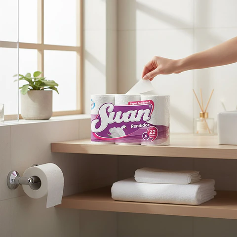 Papel Higienico Swan 20 Metros RENDIDOR Doble Hoja 48 Rollos - MANGA x 8