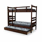 Camarote Desmontable Triple L210 cm  /Colchones Ideal 1.5 Plaza - Miniatura 3