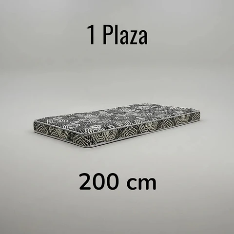Colchón 1 Plaza Modelo IDEAL Largo 200 cm (para camarotes)