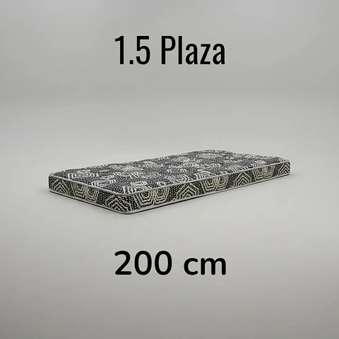 Colchón 1.5 Plaza Modelo IDEAL Largo 200 cm (para camarotes)