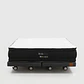 Cama 2 Plazas Box 13 cm + Colchon Black Prime - Modelo Dos - Ruedas A Eleccion (Gris) - Miniatura 3