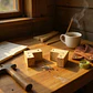 Kit 4 Patas Tipo L - Altura 6.5 cm - MIEL - Miniatura 2