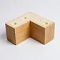 Kit 4 Patas Tipo L - Altura 6.5 cm - MIEL - Miniatura 5