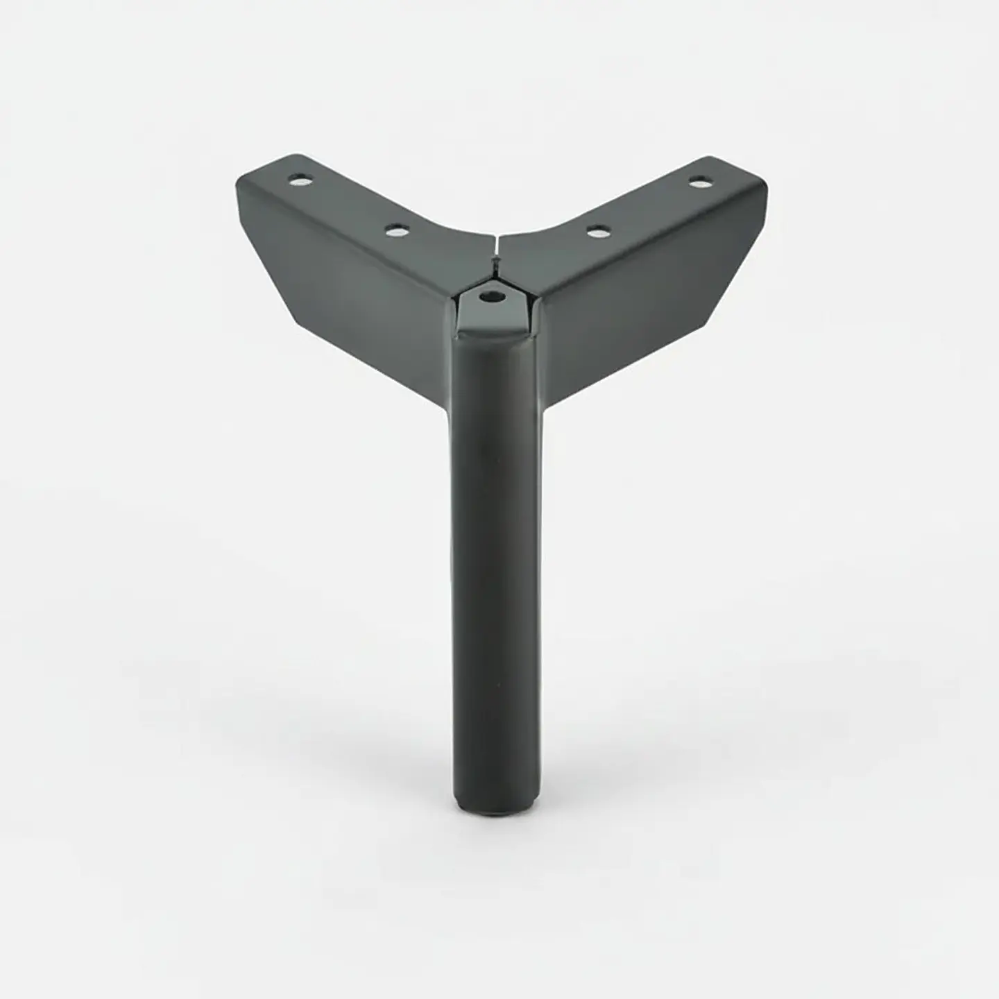 Patas Metalicas Para Muebles Con Placa De 12 Cm - Pack 4  2