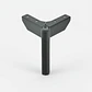Patas Metalicas Para Muebles Con Placa De 12 Cm - Pack 4  - Miniatura 2