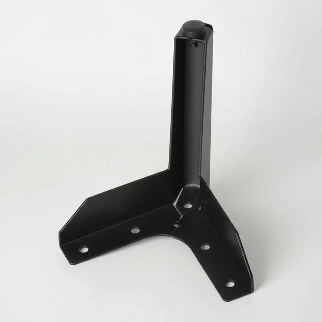 Patas Metalicas Para Muebles Con Placa De 12 Cm - Pack 4  3