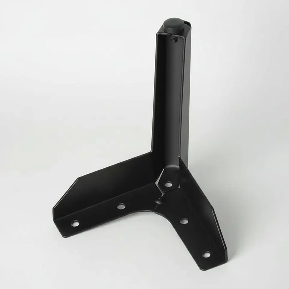Patas Metalicas Para Muebles Con Placa De 12 Cm - Pack 4  3