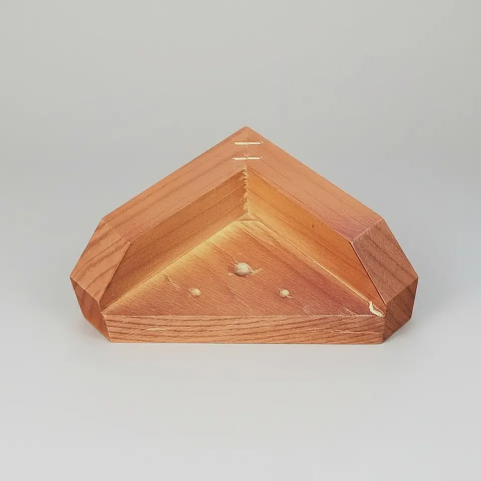 Kit 4 Patas Tipo L - Altura 4.5 cm - CAOBA 3
