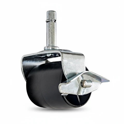 Rueda Tipo Barril Para Camas Flex, Vástago 1.05 Cm