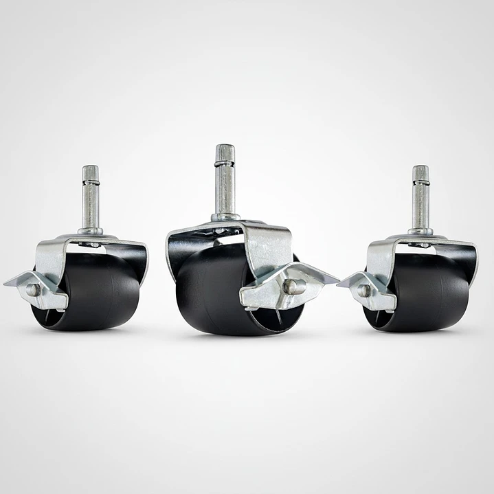 Rueda Tipo Barril Para Camas Flex, Vástago 1.05 Cm 3
