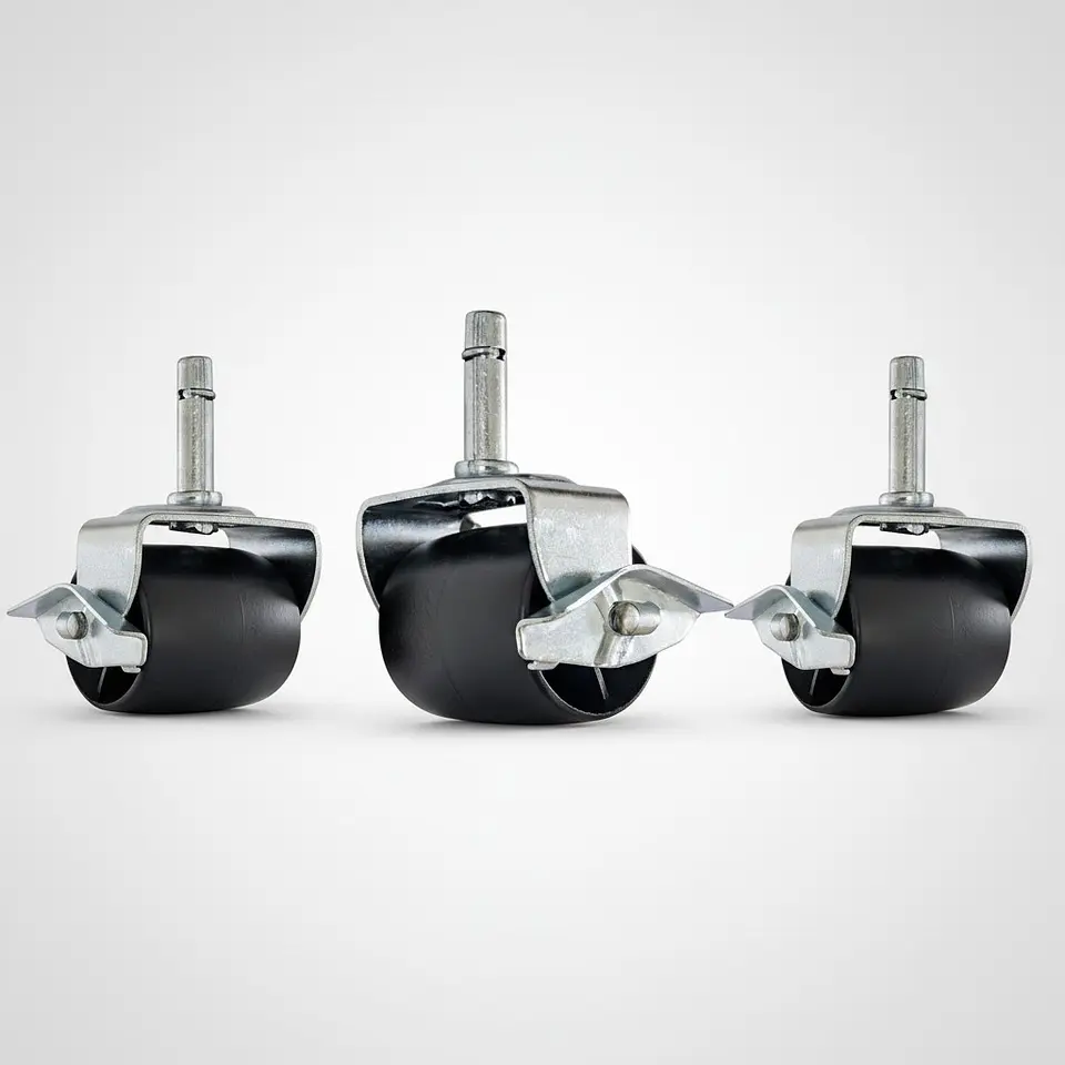 Rueda Tipo Barril Para Camas Flex, Vástago 1.05 Cm 3