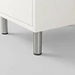 Kit de 4 Patas Con Placa Para Sillones y Gabinetes Altura 10 Cm - Miniatura 3