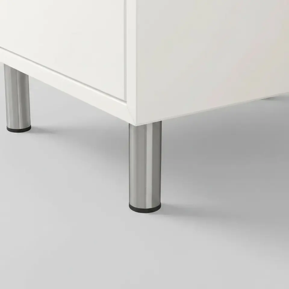 Kit de 4 Patas Con Placa Para Sillones y Gabinetes Altura 10 Cm 3
