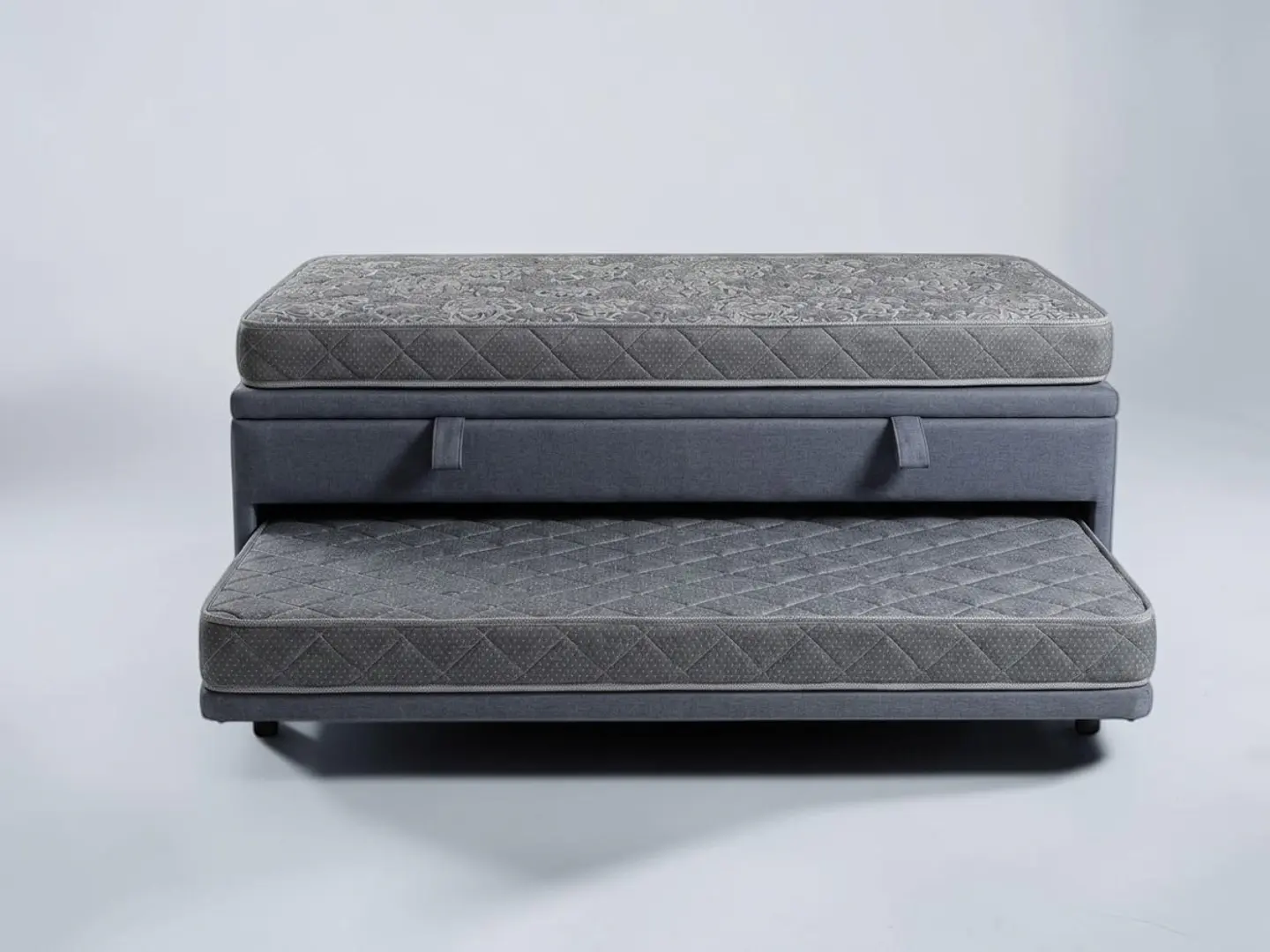 Cama Nido Baúl TRIPLE 1.5 Plaza - 200 cm Arriba / 190 cm Abajo + Colchón Ideal  3